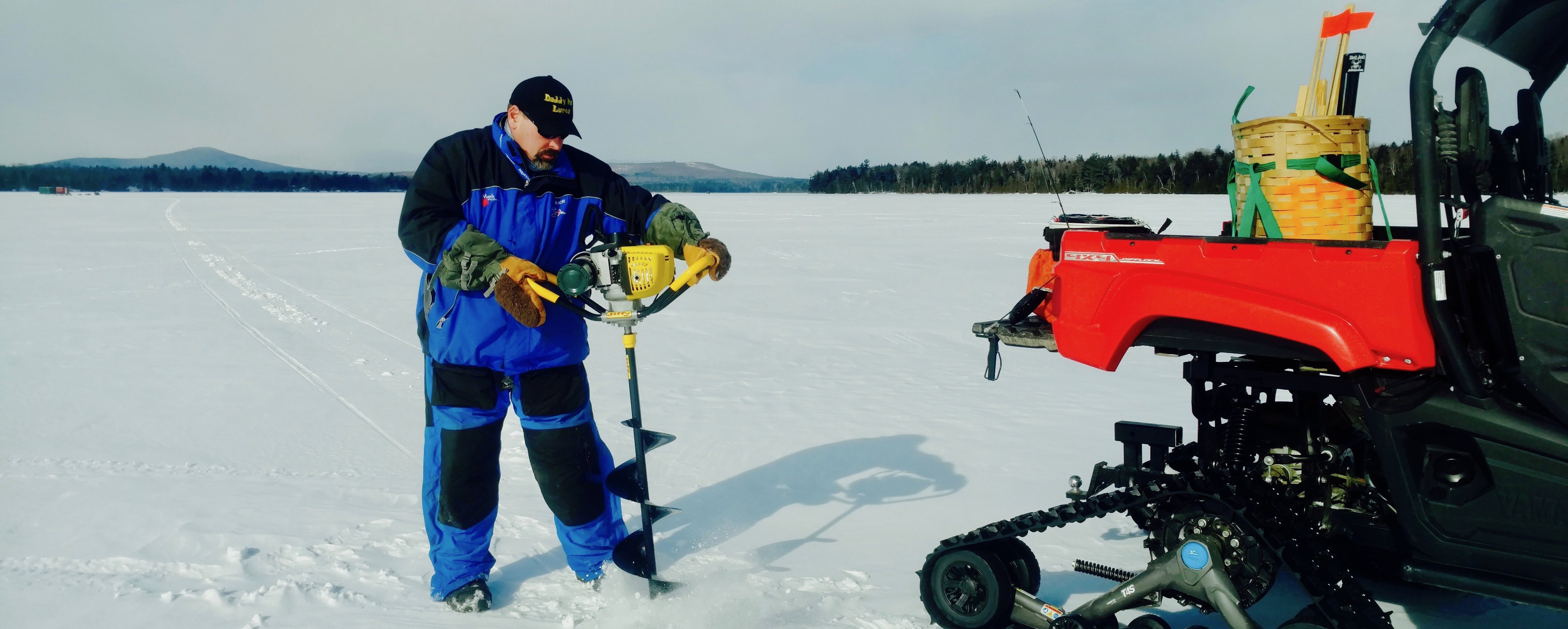 Maine Ice Fishing Glacial Lakes